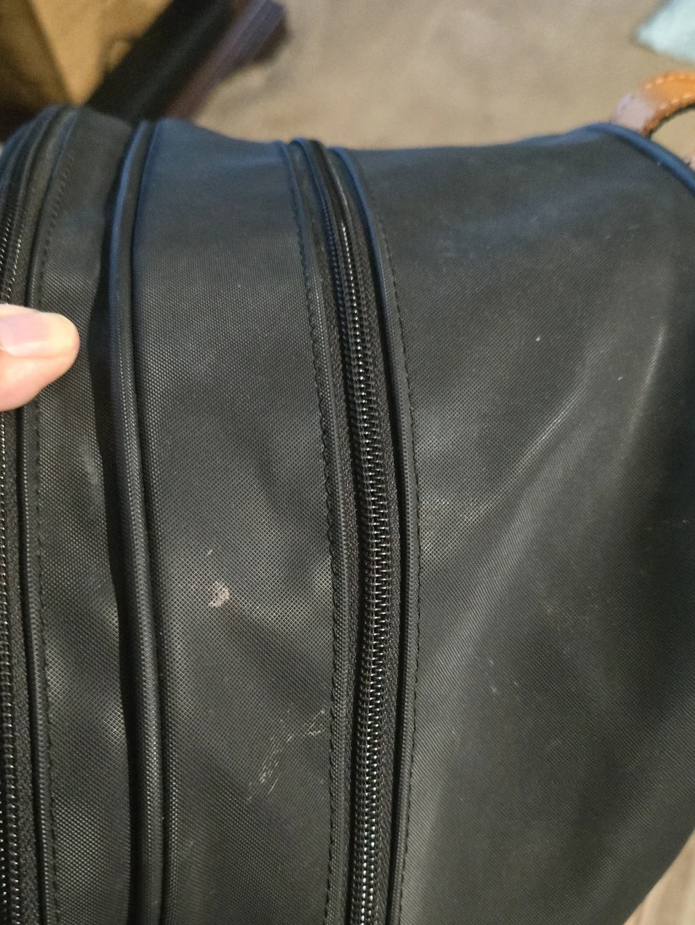 Black Jon Hart Backpack with Tan Accents